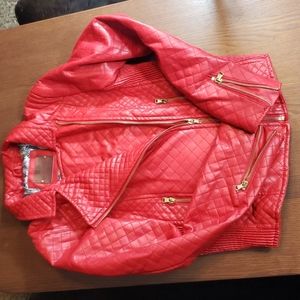 Red jacket